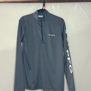 Mens Columbia PFG
"Terminal Tackle" 1/4 Zip Omni-Wick T-Shirt Top Tee Polo